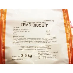 Hot KOMPLET Préparation pour biscuits traditionnelles TRADIBISCUIT 2.5Kg