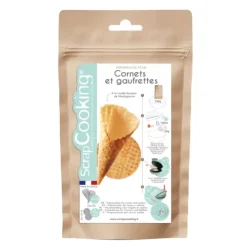 Outlet SCRAPCOOKING Préparation pour Gaufrettes et Cornets Vanille 250 g