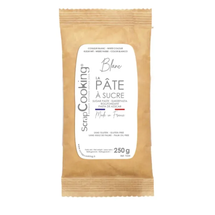 New SCRAPCOOKING Pâte à Sucre Blanche 250 g