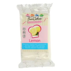 Discount FUNCAKES Pâte à Sucre Blanche goût Citron 250g