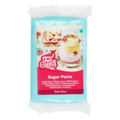 Clearance FUNCAKES Pâte à Sucre Bleu Layette 250g