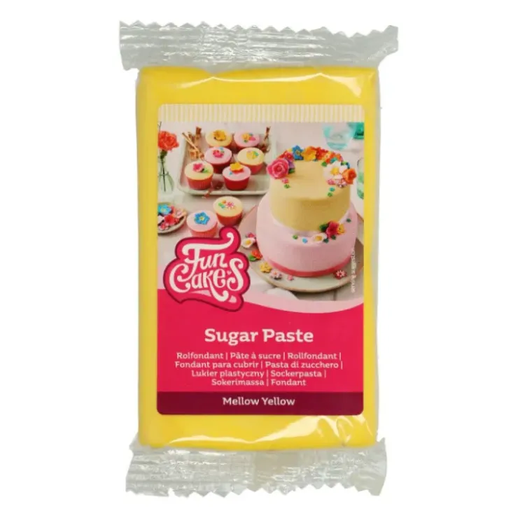 Discount FUNCAKES Pâte à Sucre Jaune 250g