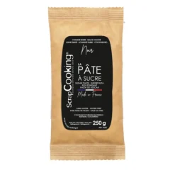 Hot SCRAPCOOKING Pâte à Sucre Noire 250g