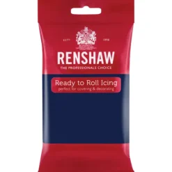 RENSHAW Pâte à Sucre Pro Bleu Navy 250g