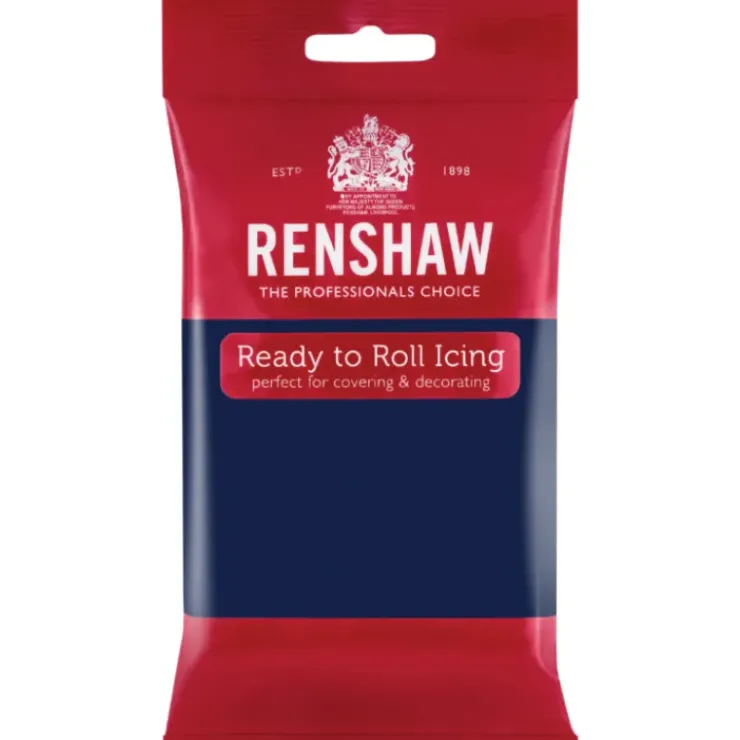 RENSHAW Pâte à Sucre Pro Bleu Navy 250g