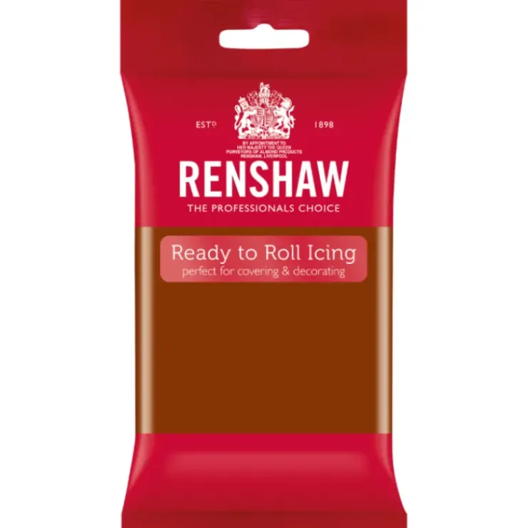 New RENSHAW Pâte à Sucre Pro Marron Foncé 250g