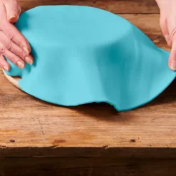 Hot FUNCAKES Pâte à Sucre Prête à Dérouler Bleu Clair 430 g