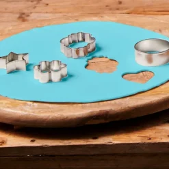 Hot FUNCAKES Pâte à Sucre Prête à Dérouler Bleu Clair 430 g