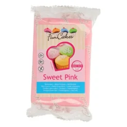 New FUNCAKES Pâte à sucre Rose Clair 250g