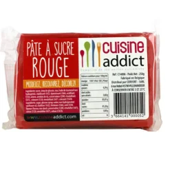 Clearance CUISINEADDICT Pâte à Sucre Rouge 250g