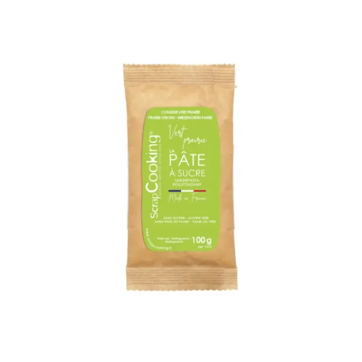 Clearance SCRAPCOOKING Pâte à Sucre Vert Clair 100 g