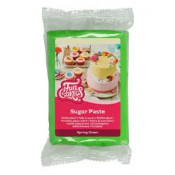 FUNCAKES Pâte à Sucre Vert Printemps 250g