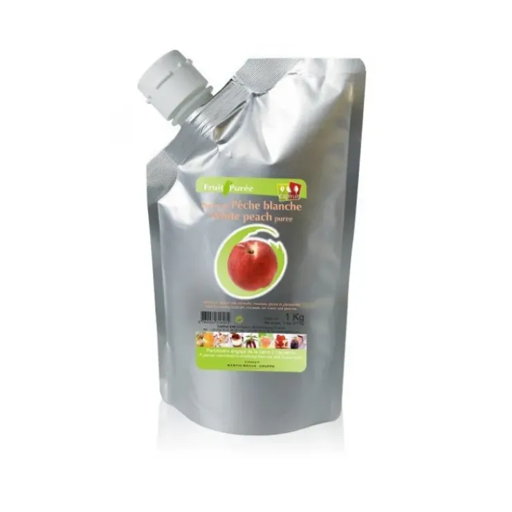 Hot CAPFRUIT Purée de Pêche Blanche 1kg