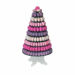 New MALLARD FERRIERE Pyramide à Macaron vertical 10 plateaux amovibles - Version Noire