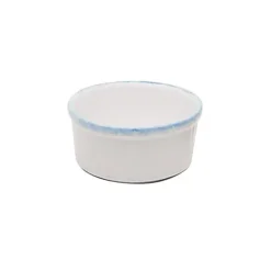 DIGOIN - SARREGUEMINES Ramequin 10 cm Porcelaine Blanche granitée
