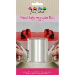 FUNCAKES Rhodoïd en Rouleau L.20 m x H.5.5 cm