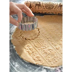 SCRAPCOOKING Rouleau à Pâtisserie Motifs Noël Xmas 39 cm