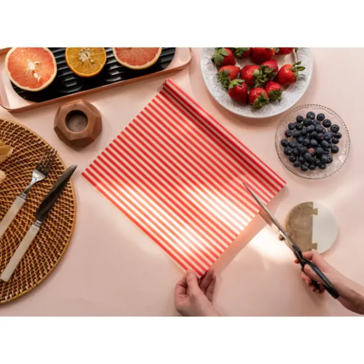 Sale NUTS Rouleau Emballage Alimentaire Cire Abeille Rouge 90 x 30,5 cm