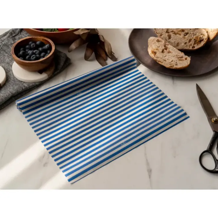 Online NUTS Rouleau Emballage Alimentaire Cire Abeille Bleu 90 x 30,5 cm