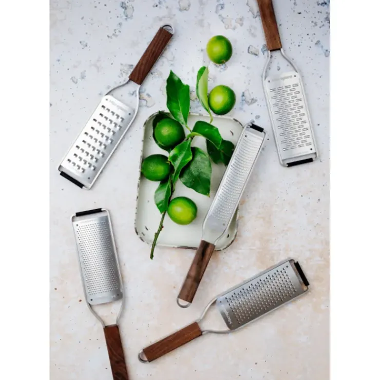 MICROPLANE Râpe à Truffes 2en1 Master Manche en Bois