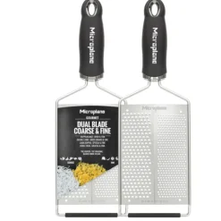 Discount MICROPLANE Râpe Double Lame Fine et Gros Grains Gourmet