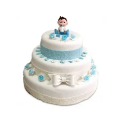 Clearance PATISDECOR Ruban Pate à Sucre Bleu Arabesque 1,25 m x H 5 cm Patisdécor