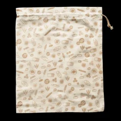 Clearance PEBBLY Sac à Vrac Coton Bio Brun 50 x 45 cm