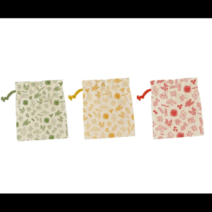 New PEBBLY Sac à Vrac Coton Bio (x3)