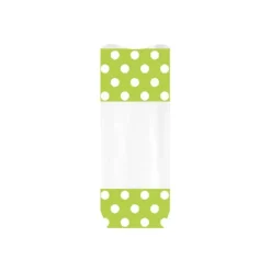 Clearance PATISDECOR Sachet Bonbon 10 x 22 cm Anis à Pois Blancs Patisdécor (x10)