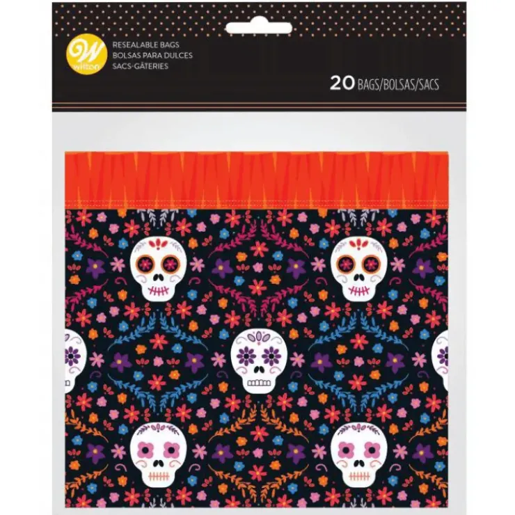 Best WILTON Sachet Bonbon Fête des Morts Mexique Halloween (x20)