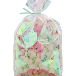Clearance WILTON Sachet Bonbon Irisé Flocon de Neige 11 x 23,5 cm avec Attaches Sachet (x10)