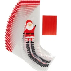 Discount WILTON Sachet Bonbon Père Noël 10 x 5 cm x H 24 cm (x20)