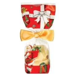 New CUISINEADDICT Sachet Confiserie Père Noël 14x30,5cm (x100) - Fond Cartonné