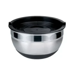 Sale BAUMALU Saladier Inox avec Couvercle Ø 24 cm