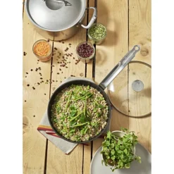 DE BUYER Sauteuse Bombée Anti Adhésive Ø 28 cm Choc Intense