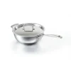 Best LE CREUSET Sauteuse du chef inox 24 cm avec couvercle