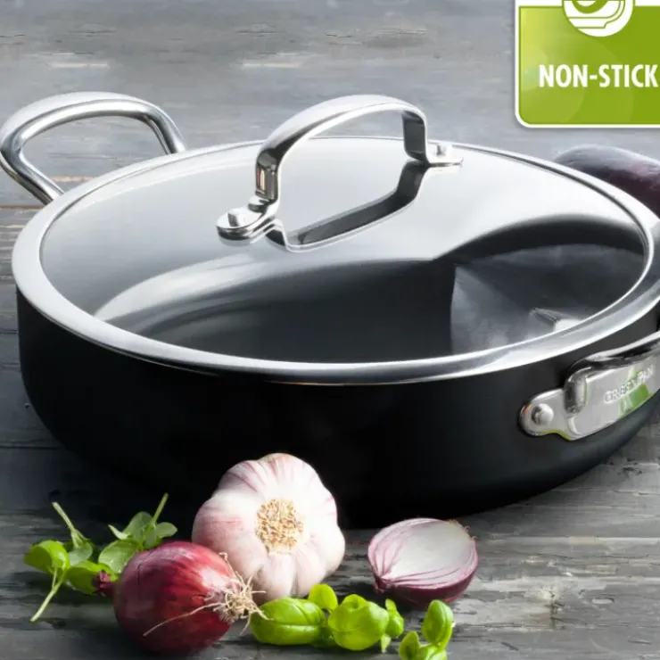 Clearance GREENPAN Sauteuse en Céramique 30 cm et son couvercle, collection BARCELONA PRO ™