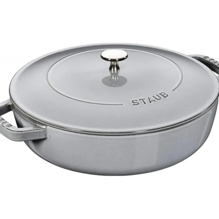 Sale STAUB Sauteuse en Fonte Chistera 24 cm Gris Graphite