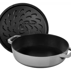 Sale STAUB Sauteuse en Fonte Chistera 24 cm Gris Graphite