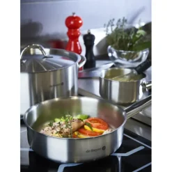 Best DE BUYER Sauteuse Inox Bord Droit Ø24cm Prim’Appety