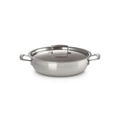 Discount LE CREUSET Sauteuse Provençale en Inox et Couvercle 30 cm