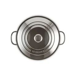 Discount LE CREUSET Sauteuse Provençale Inox Signature 30 cm et couvercle