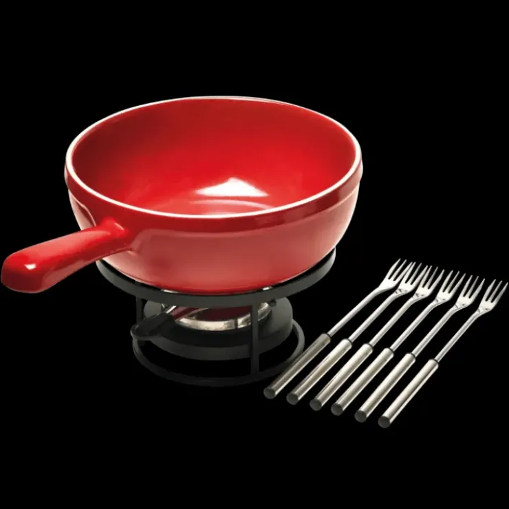 Hot EMILE HENRY Service à Fondue en Céramique Ø 24 cm Grand Cru