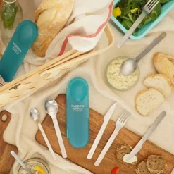 KUPPELS Set 4 Couverts Nomades + Étui