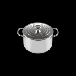 Best LE CREUSET Set 4 Pièces Casseroles et Faitout Inox Signature