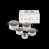 Online LE CREUSET Set 5 Pièces Cocottes Inox Signature