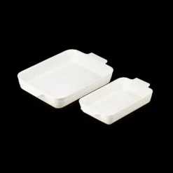 Best LE CREUSET Set 2 Plats Rectangulaires Céramique Meringue Classique
