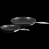 New LE CREUSET Set 2 Poêles Anti-Adhérentes Les Forgées