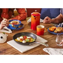 New LE CREUSET Set 2 Poêles Anti-Adhérentes Les Forgées