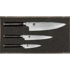 Discount KAI Set Couteau d'Office, Couteau Universel et Couteau de Chef Shun Classic Damas